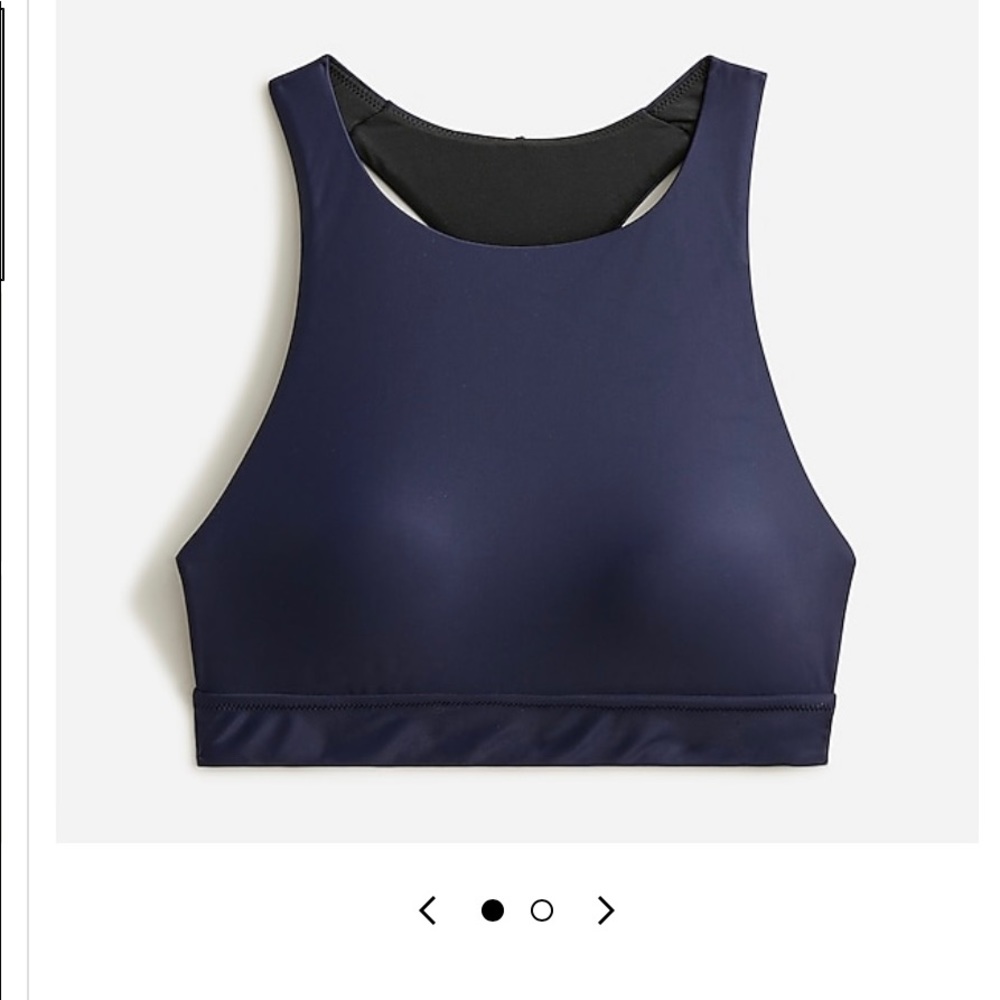 NWT J.Crew Active longline swim top